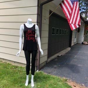 Brand new. Let Freedom ring Shirt. Sizes S-L.